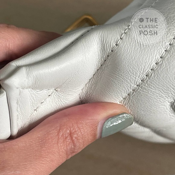 ❌SOLD❌Used Louis Vuitton New Wave Bumbag Belt Bag White MI1119 - Picture 5 of 14